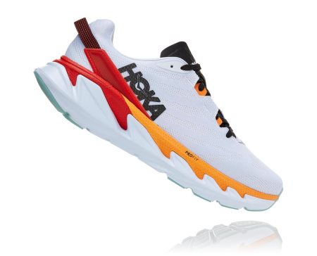 Hoka One One Elevon 2 Moški Road Tekaški Čevlji Bela / Oranžna SI-834926I